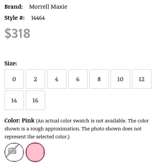 NWT MORRELL MAXIE PROM 14464 - Picture 2 of 5